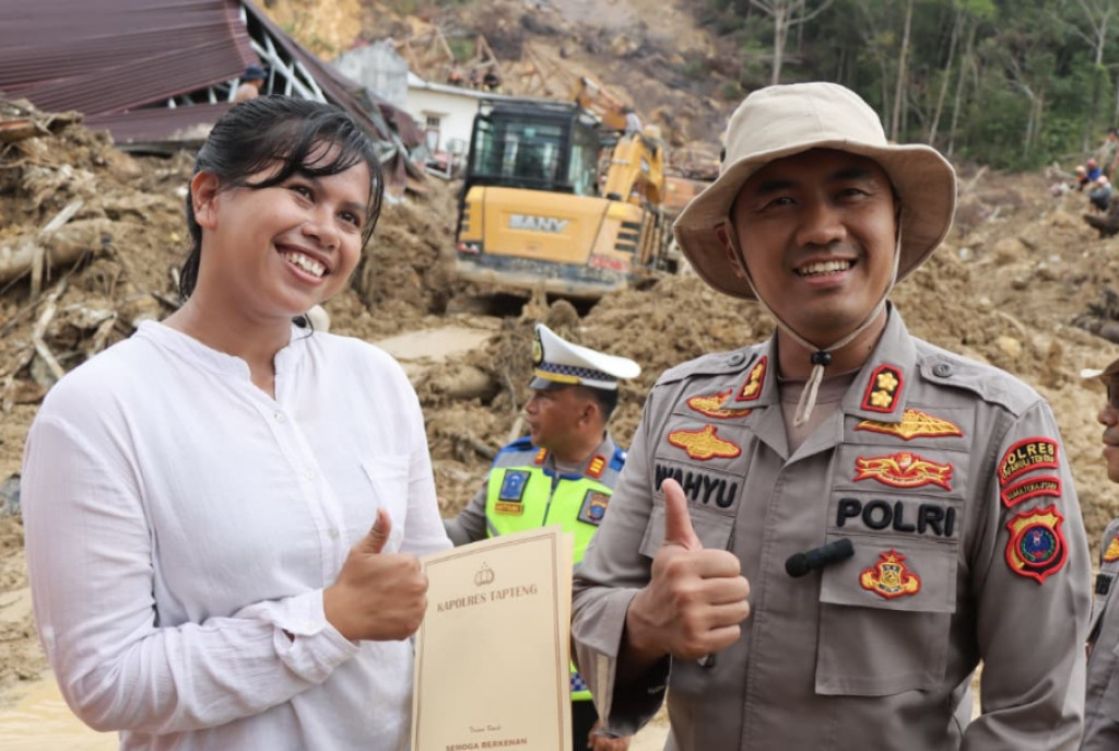Kisah Brigadir Mei Selamatkan Tetangga dari Terjangan Longsor