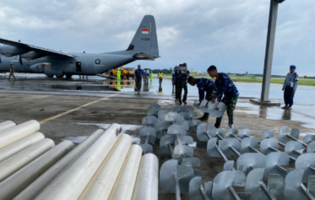 Kolaborasi Udara PLN–TNI AU Buka Akses Pemulihan Listrik Aceh