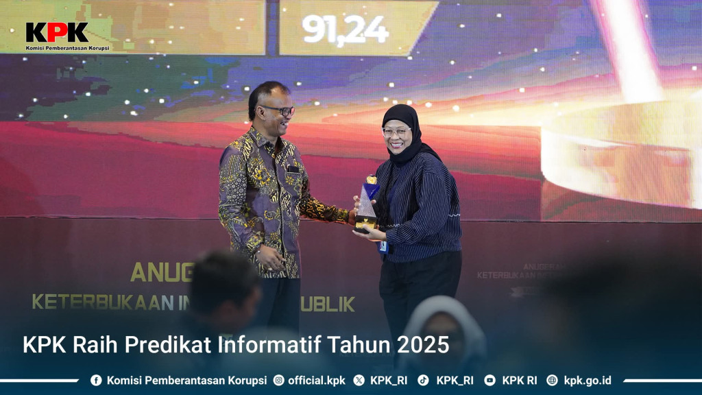 KPK Meraih Predikat Terbaik Dalam Keterbukaan Informasi Publik