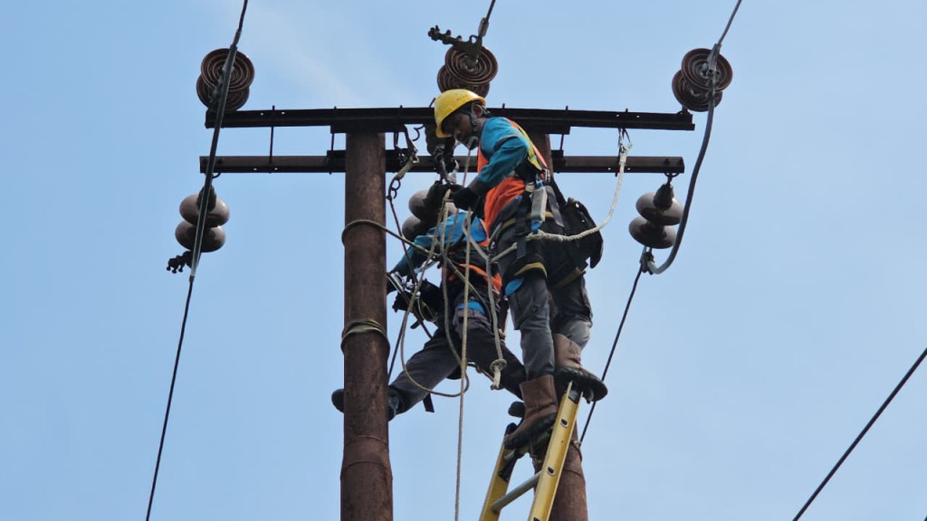 Lewat Giat Grebek Penyulang di Desa Antajaya, PLN Gunung Putri Tingkatkan Keandalan Jaringan
