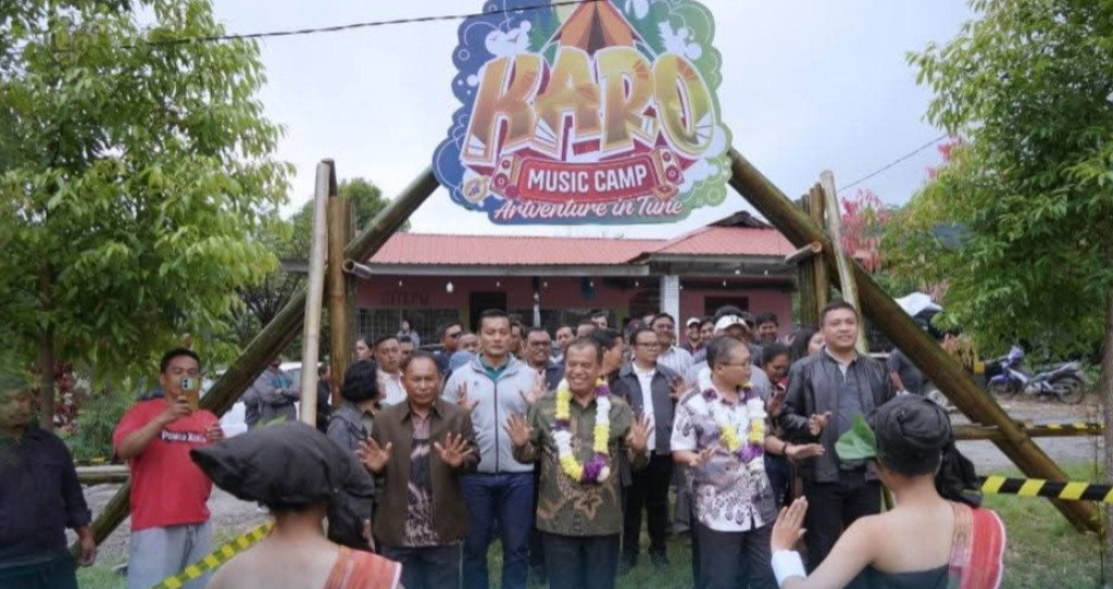 Majukan Budaya dan Pariwisata Bupati Karo Buka Event Wisata Karo Music Camp di Lau Kawar Serta Penanaman Pohon