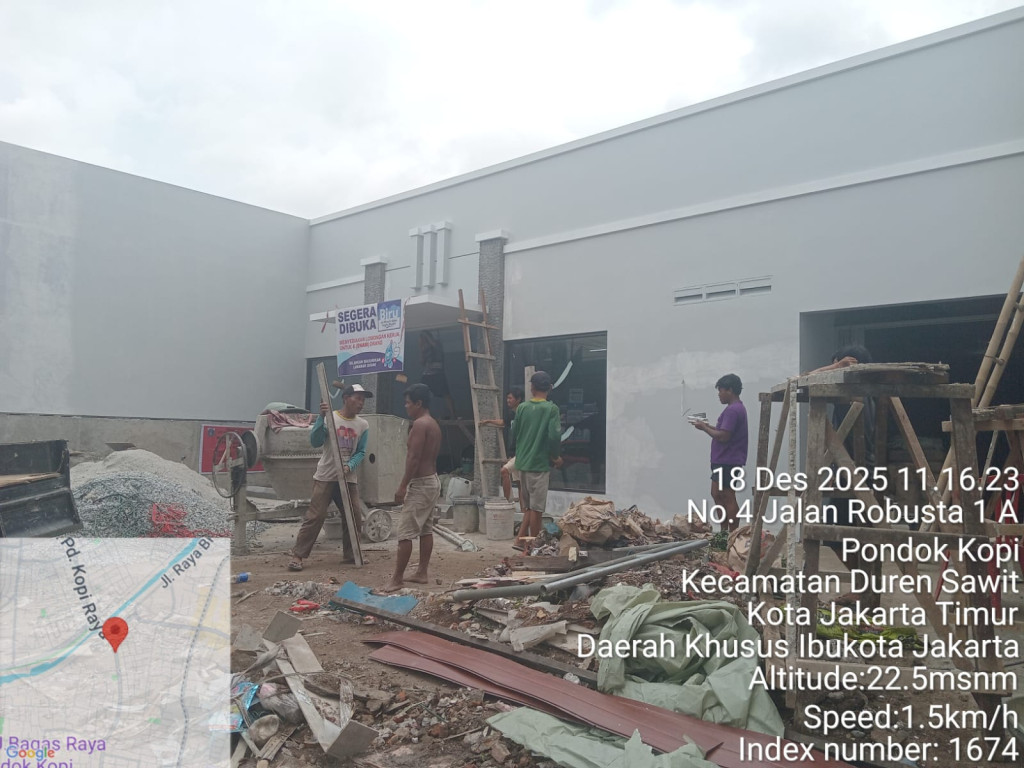 Meski Disegel, Aktivitas Bangunan Tanpa PBG di Kecamatan Duren Sawit Jaktim Tetap Berlanjut