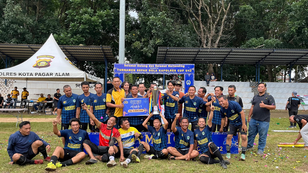 Old Star Tanjung Enim Bukit Asam Juara U-42 Kapolres Cup Pagar Alam 2025