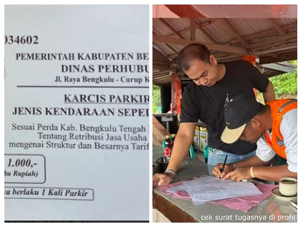 Parkir di Liku 9 Ternyata Resmi, Ini Tarifnya