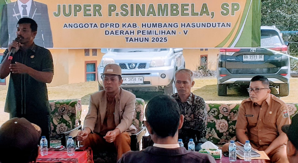 Pasokan BBM Tidak Ada di Humbahas, Reses Perorangan Juper P Sinambela Tetap Terlaksana Dengan Baik