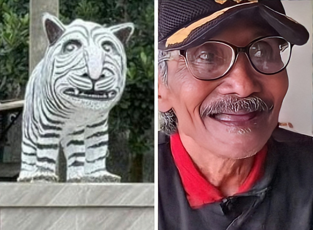 Patung Macan Putih Kediri: Arsiteknya Buat Patung Lucu agar Warga Tak Ketakutan