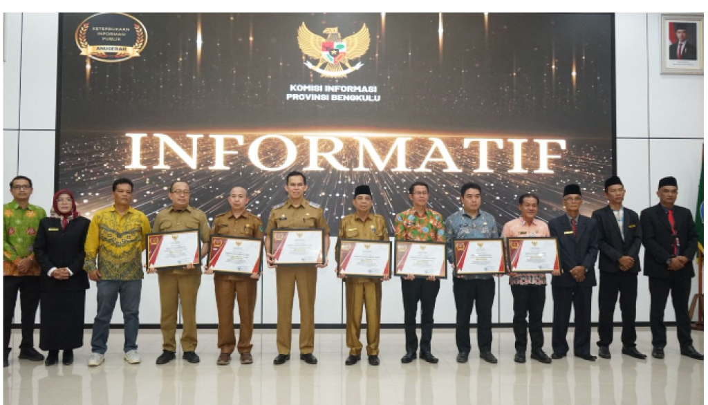 Pejabat Pengelola Informasi dan Dokumentasi (PPID) Kabupaten Bengkulu Tengah Raih Predikat Informatif dari Komisi Informasi Provinsi Bengkulu
