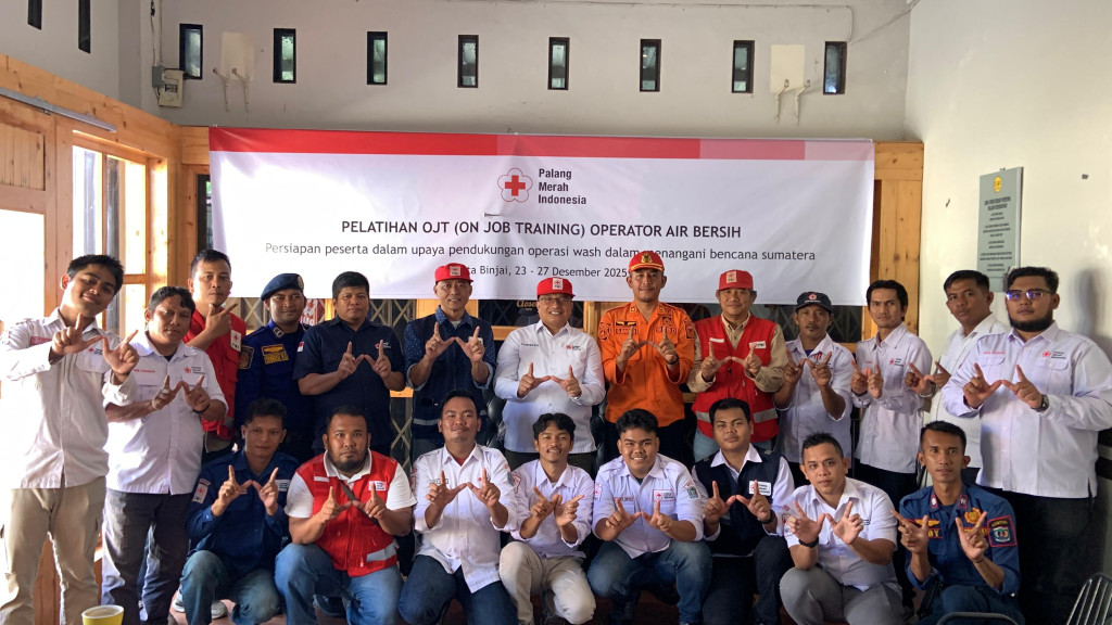 Pelatihan OJT WASH PMI Kota Binjai Dilaksanakan untuk Tingkatkan Kapasitas Relawan