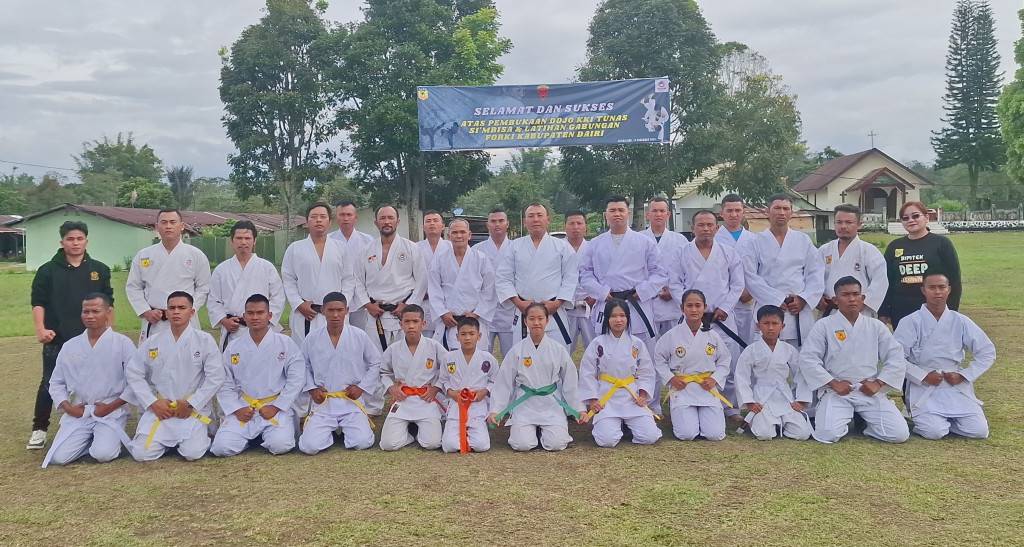 Pembukaan Dojo KKI Tunas Si'mbisa Dairi, Danki C Yonif 125/Smb: Karate Membentuk Karakter dan Mental Juang
