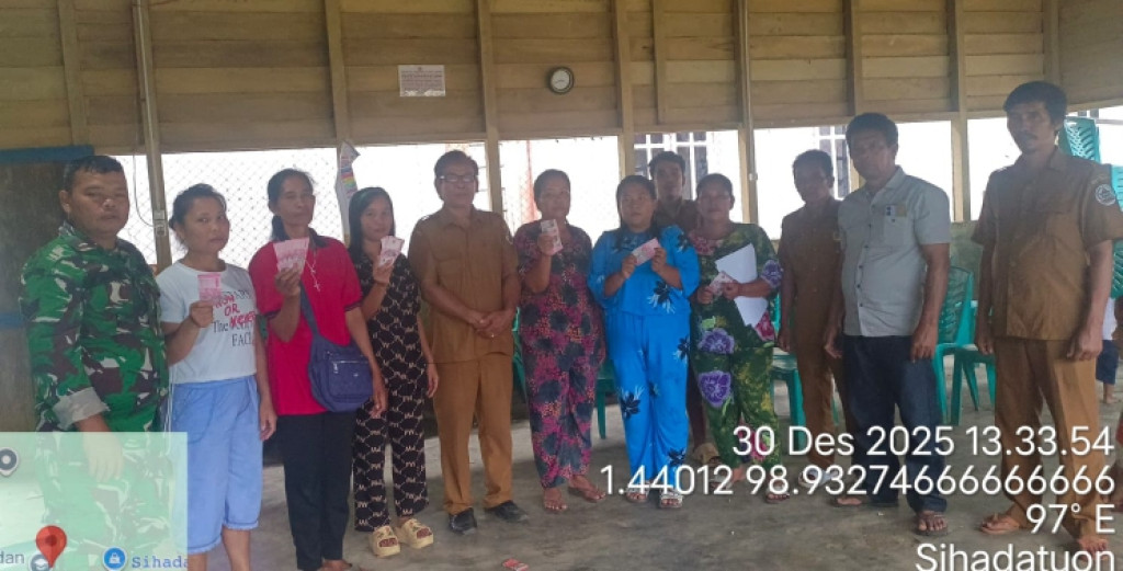 Pemdes Sihadatuon Salurkan BLT Dana Desa Hingga Insentif, Setiap KPM Terima Rp1,8 Juta