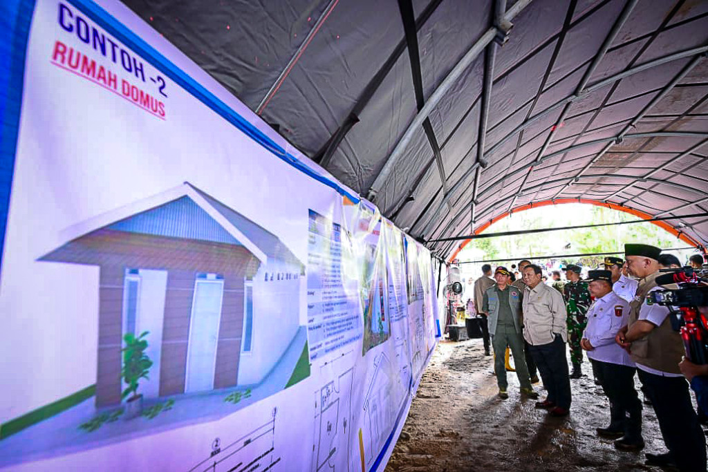 Pemerintah Siapkan Puluhan Ribu Unit Hunian Sementara di Tiga Provinsi Terdampak Bencana