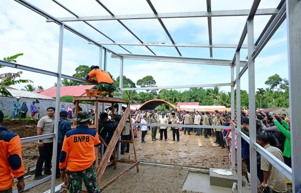 Pemerintah Targetkan 15.000 Hunian Pascabencana Sumatra Rampung Tiga Bulan