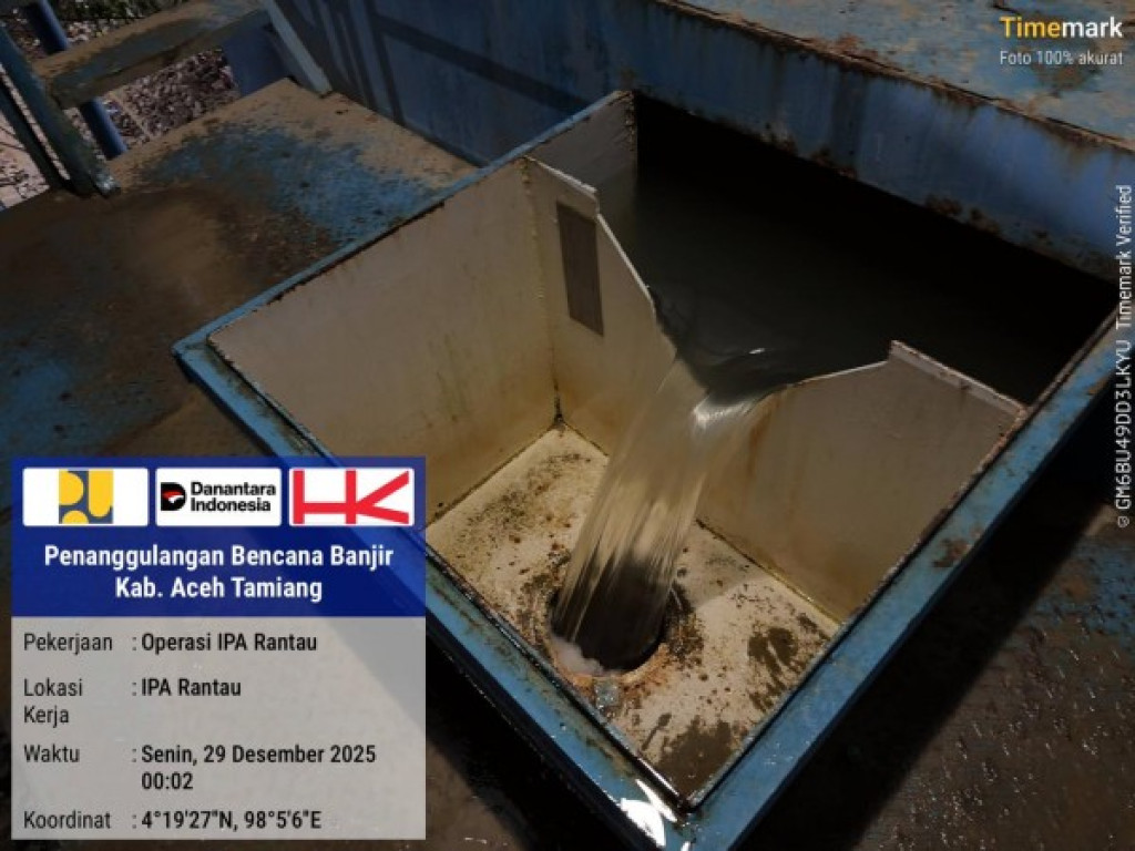 Pemerintah Terus Tangani Layanan Air Bersih Bagi Masyarakat Aceh Tamiang Pascabencana