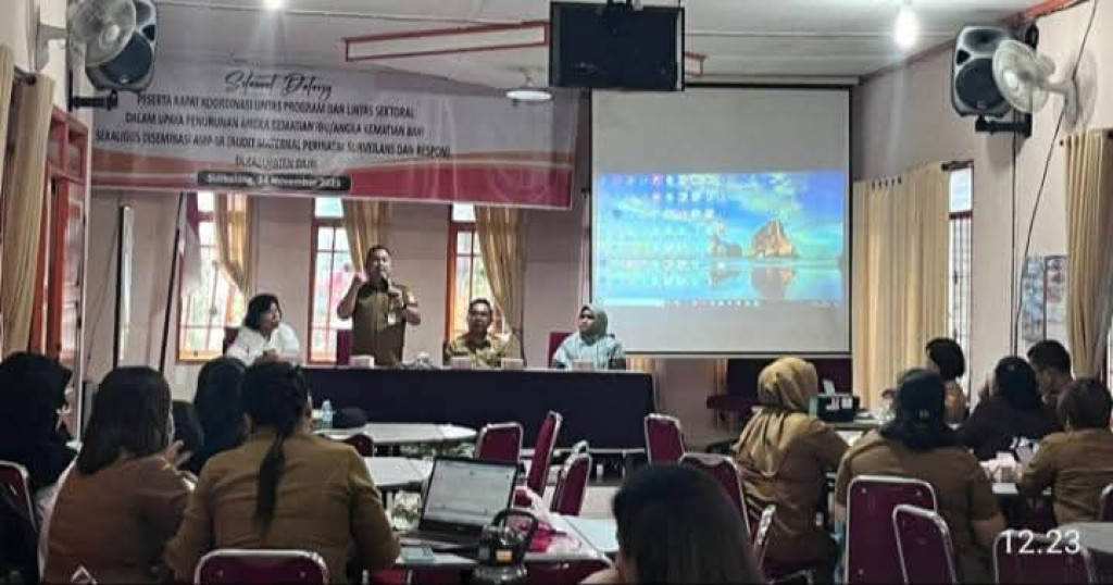 Pemkab Dairi Gelar Rakor LP/LS Bahas Upaya Penurunan AKI/AKB Sekaligus Diseminasi AMP-SR