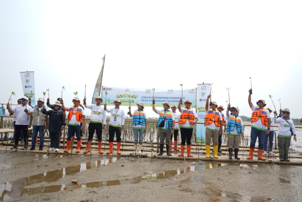 Perkuat Pesisir Karawang Lewat ‘Roots of Energy’, PLN Jawa Barat Tanam 20 Ribu Pohon