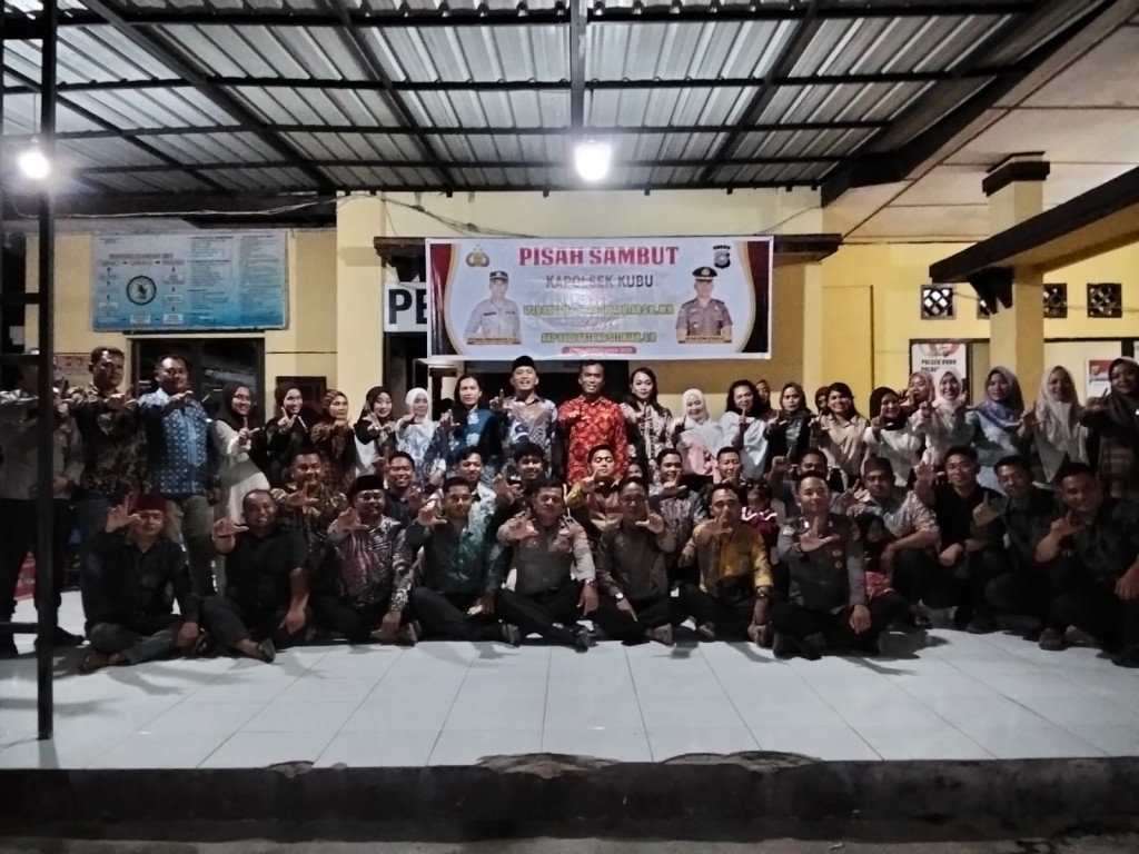 Pisah Sambut Kapolsek Kubu Berlangsung Khidmat, Penuh Kehangatan dan Nuansa Kekeluargaan