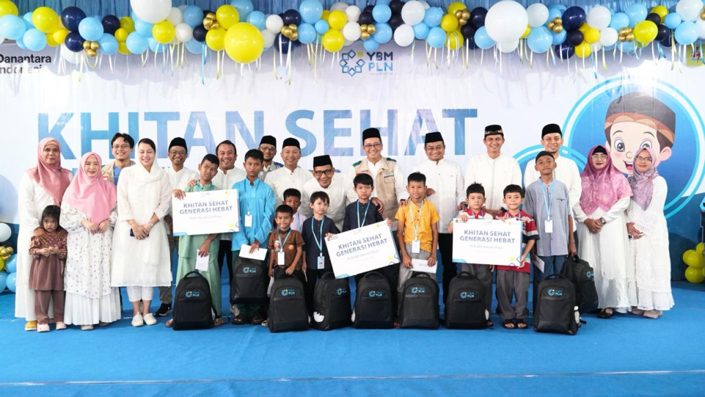 PLN dan YBM PLN Wujudkan Aksi Peduli: 1.022 Peserta Jalani Khitan Sehat untuk Masa Depan Hebat