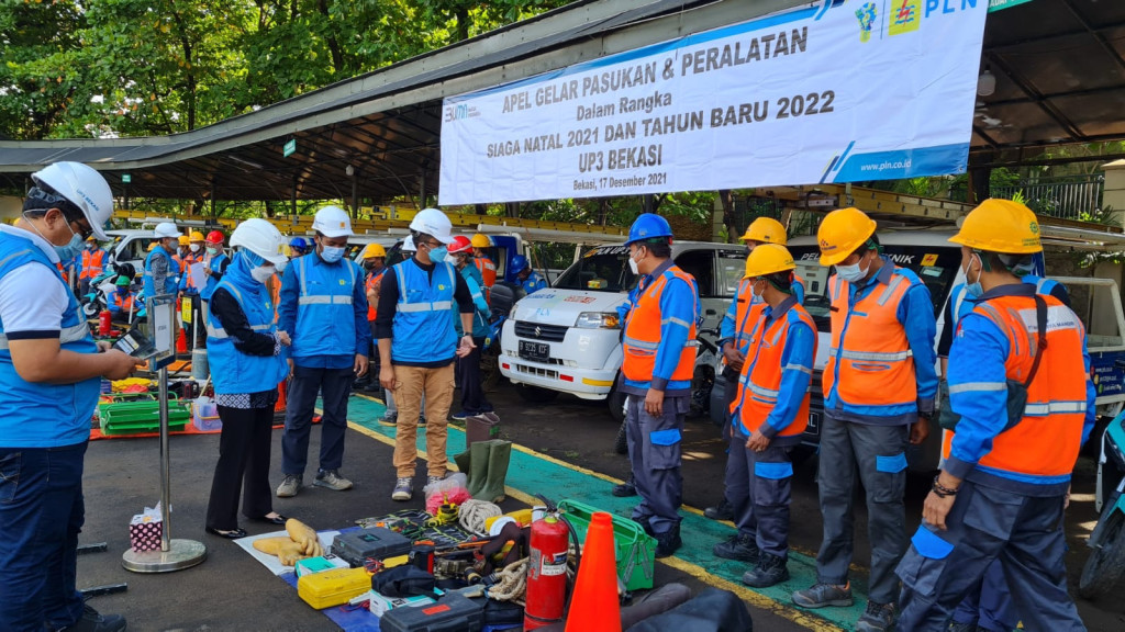 PLN UP3 Bekasi Ikuti Apel & Doa Bersama Siaga Pengamanan dan Pasokan Listrik Natal 2025 dan Tahun Baru 2026