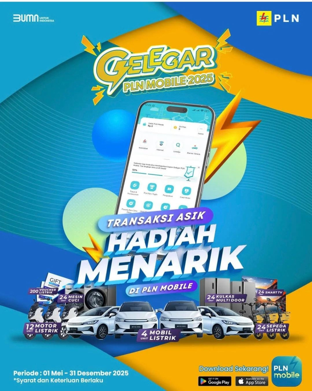 PLN UP3 Depok Ajak Pelanggan Maksimalkan Poin Gelegar PLN Mobile Sebelum Tutup Tahun.
