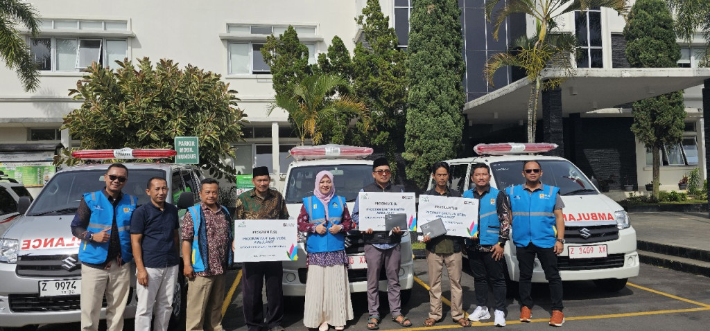 PLN UP3 Garut Salurkan Bantuan Ambulans untuk Tiga Lembaga Sosial di Garut
