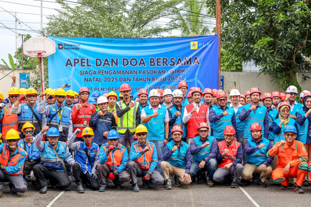 PLN UP3 Purwakarta Gelar Apel dan Doa Bersama Siaga Amankan Pasokan Listrik Natal 2025 dan Tahun Baru 2026