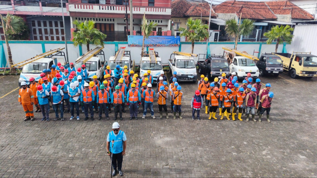 PLN UP3 Tasikmalaya Gelar Apel Siaga Kelistrikan Amankan Perayaan Nataru 2025–2026