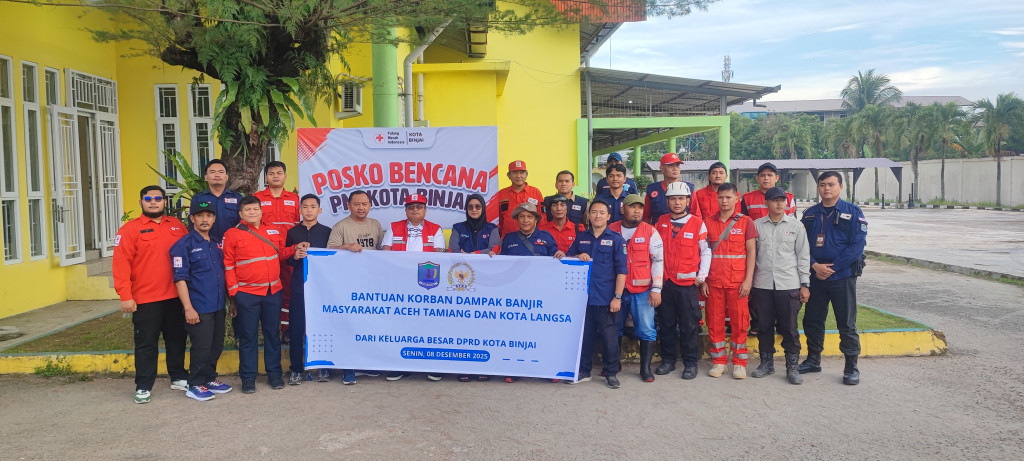 PMI Kota Binjai Kembali Berangkatkan Tim dan Bantuan Kemanusiaan ke Aceh
