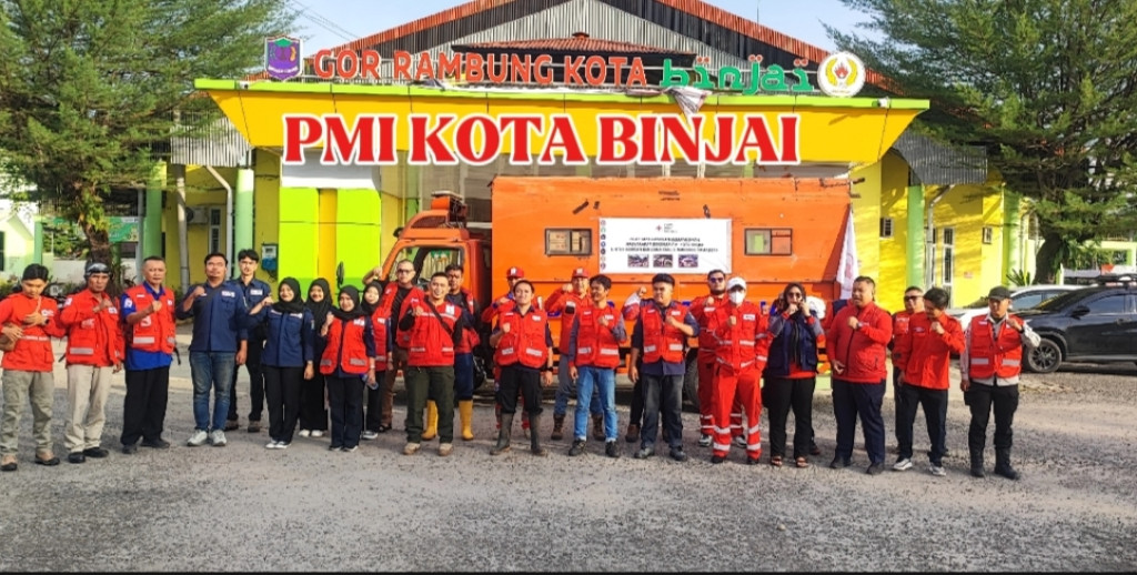 PMI Kota Binjai kembali diberangkatkan ke Aceh