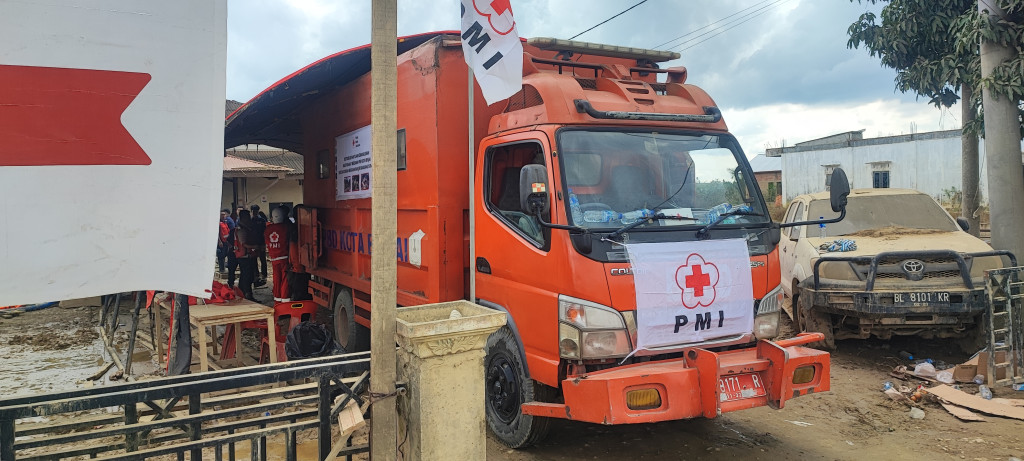 PMI Kota Binjai Tiba Kembali di Aceh Tamiang, Salurkan Bantuan untuk Korban Banjir