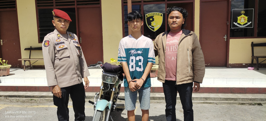 Polsek Balige Tangkap Pelaku Pencurian Sepeda Motor RX King