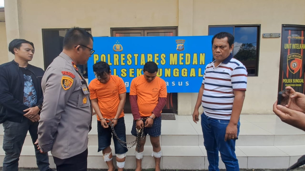 Polsek Sunggal Tangkap Dua Pelaku Spesialis Curas
