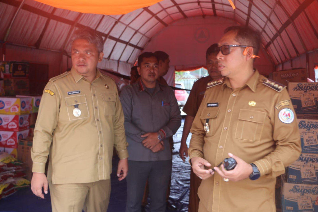 Presiden RI Disambut Bupati Tapanuli Utara di Bandara Silangit