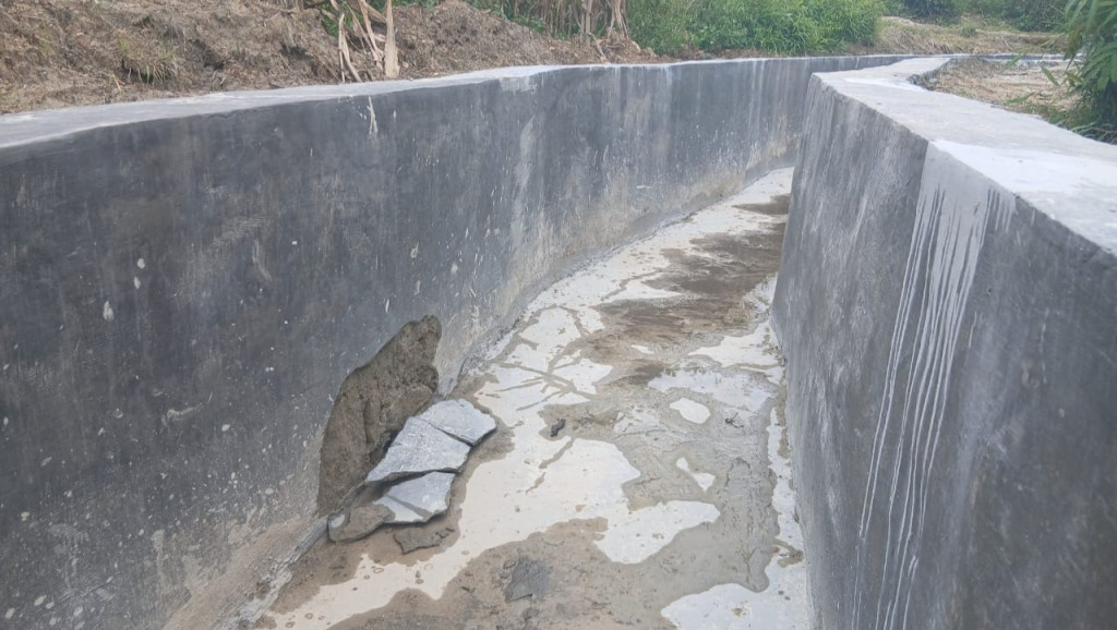 Proyek APBN 2025 BWSS II Medan di Dairi Diduga Dikerjakan Asal Jadi