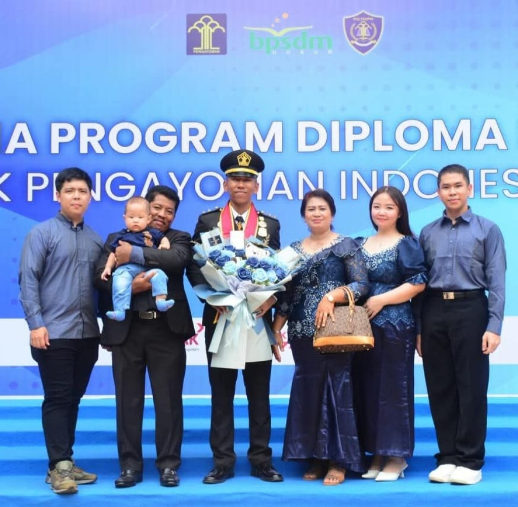 Putra Rohil, Joy Tiurman Tampubolon, Diwisuda dari Taruna Politeknik Pengayoman Indonesia