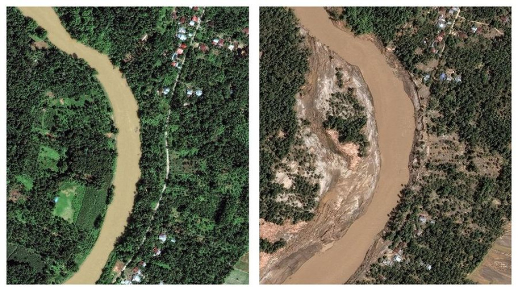 Rekam Citra Satelit  Penyebab Banjir Sumatra