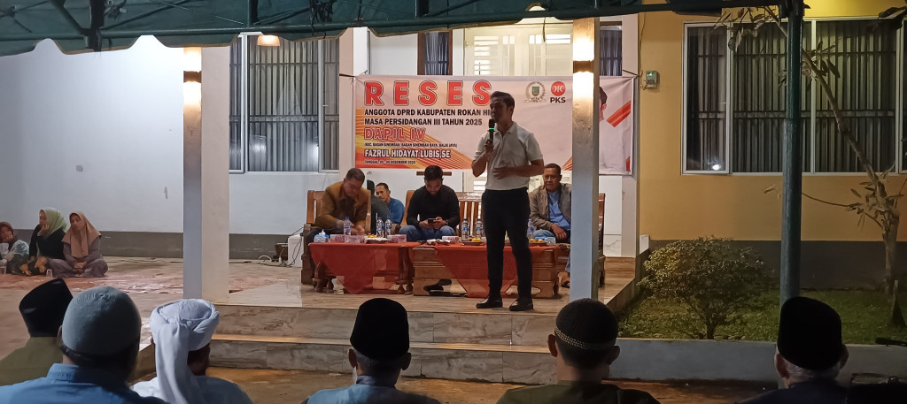 Reses Anggota DPRD Rohil Fazrul Hidayat Lubis, Serap Aspirasi Warga Dapil IV