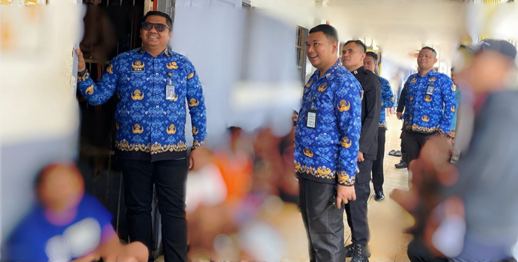 Rutan Sidikalang Gelar Kegiatan Menyapa WBP dan Cek Kamar Hunian