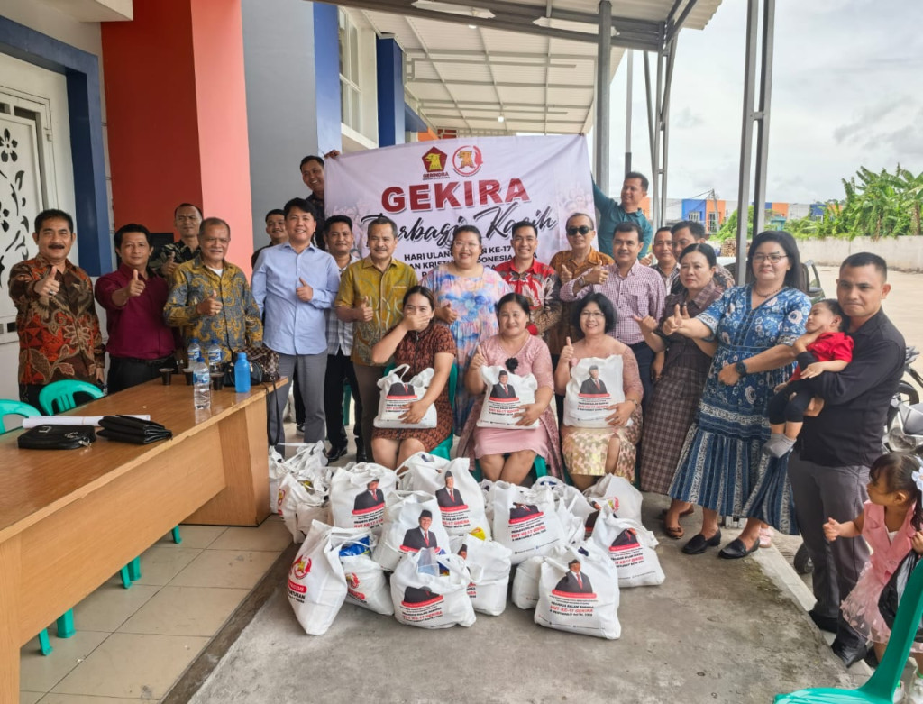 Sambut Natal & Tahun Baru, GEKIRA Salurkan Ribuan Paket Sembako ke Jemaat Gereja di Jabodetabek