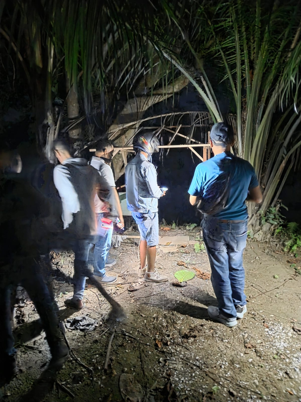 Sat Narkoba Polres Langkat Bongkar dan Musnahkan Barak Narkoba di Tanjung Pura