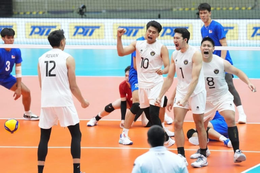 Sempurna di Fase Grup, Timnas Voli Indonesia Melaju ke Semifinal SEA Games 2025