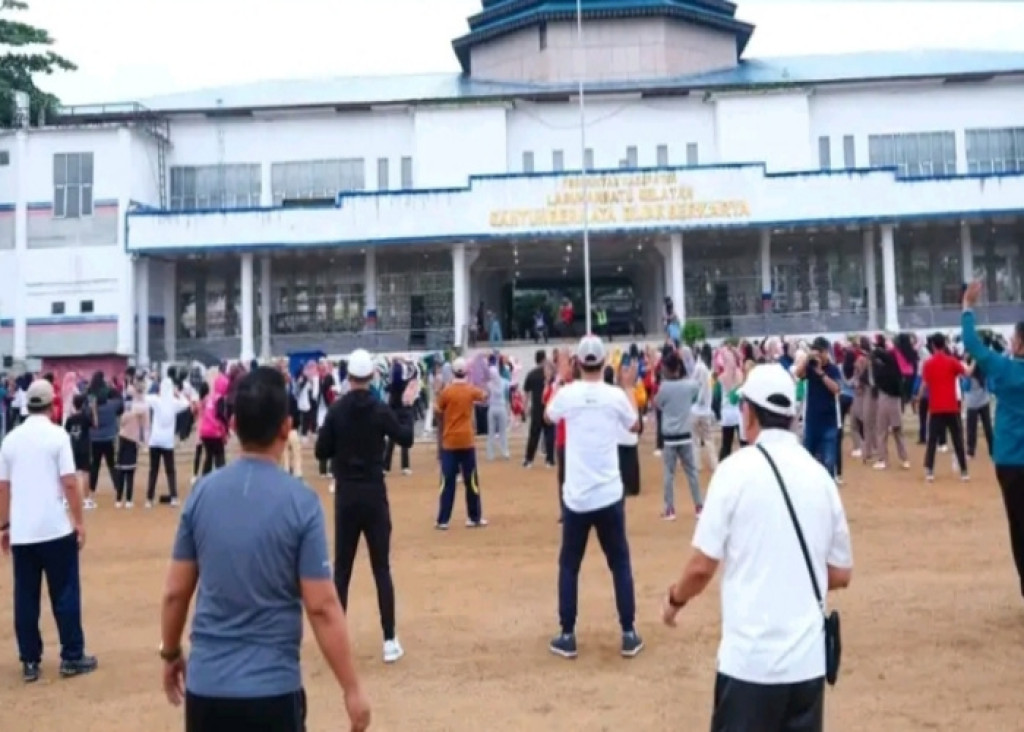 Senam Sehat Labusel Warnai Penutupan Aktivitas Akhir Tahun di Kotapinang