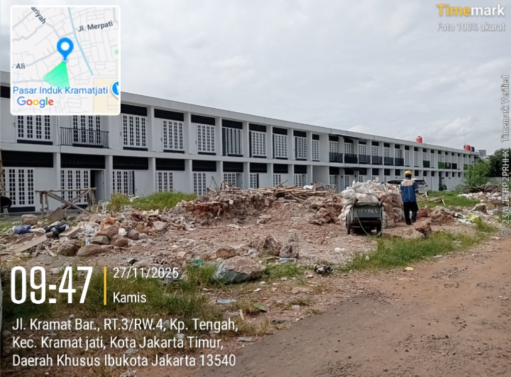 Sudin Citata Jaktim Berikan Sanksi Surat Peringatan Terhadap 80 Unit Bangunan Tanpa PBG di Kec. Kramat Jati