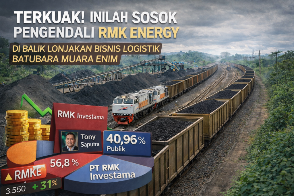 Terkuak! Inilah Sosok Pengendali RMK Energy di Balik Lonjakan Bisnis Logistik Batubara Muara Enim