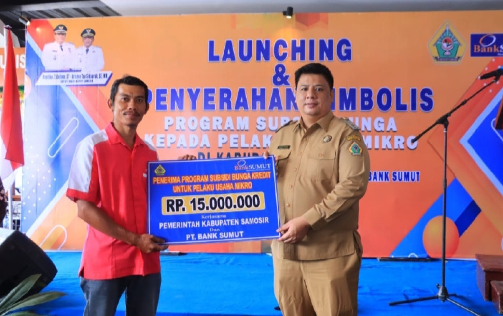 Vandiko Gultom: Kabupaten Samosir Pertama di Sumut yang Menjalankan Program Bunga Nol Persen