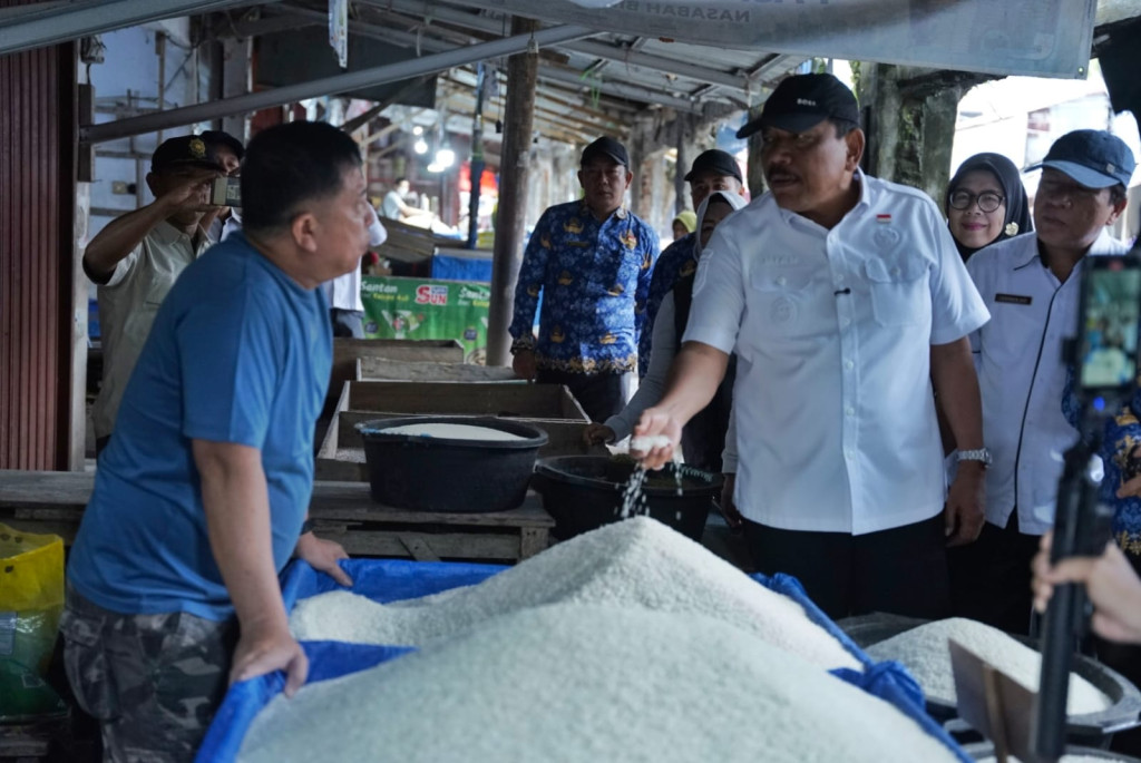 Wagub Bengkulu Sidak Pasar Panorama, Pastikan Stok dan Harga Normal serta Terkendali