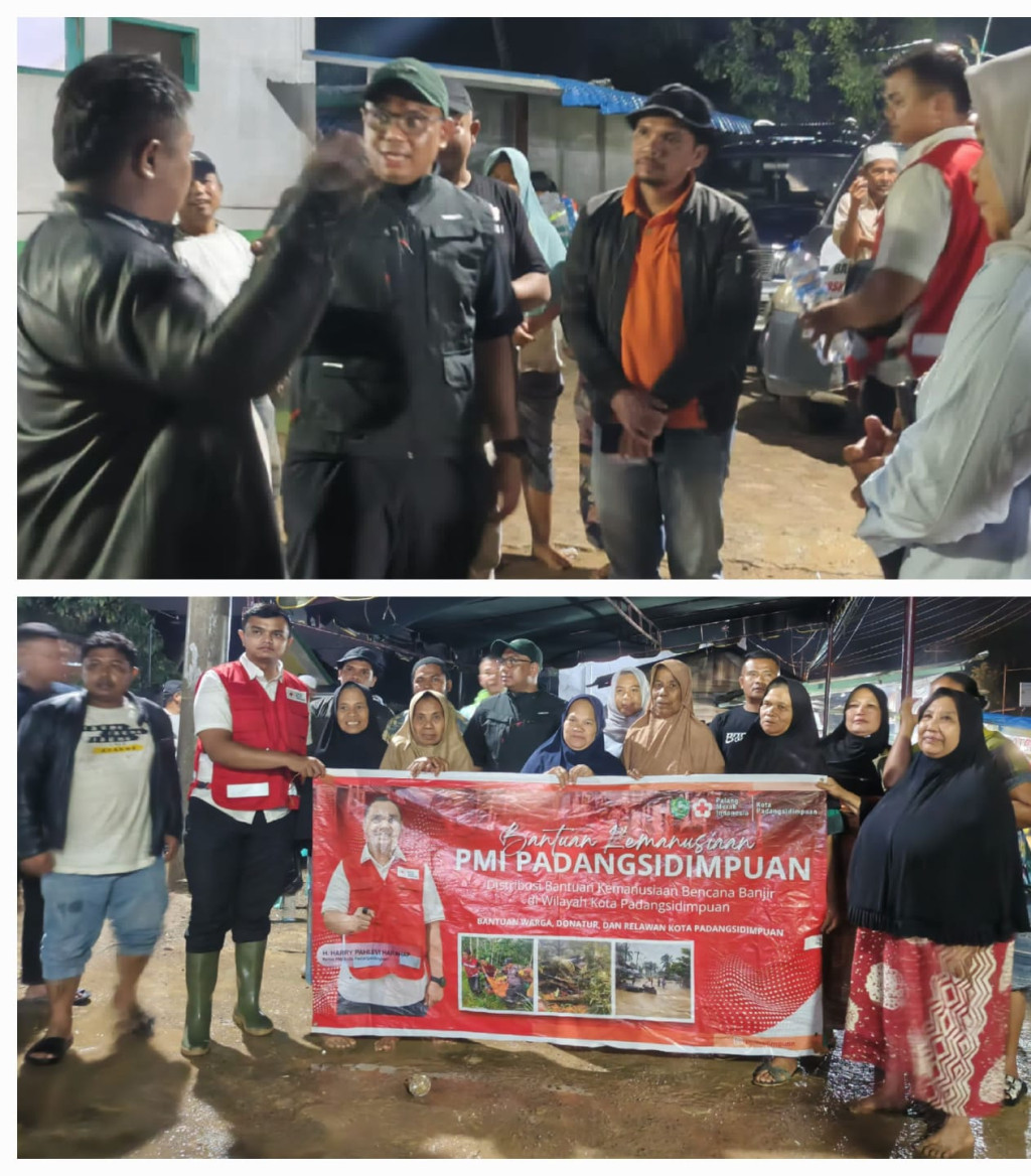 Wakil Wali Kota Bersama Satpol PP Turun Malam-malam, Salurkan Bantuan dan Pastikan Warga Aman