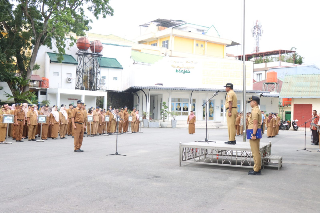 Wali Kota Binjai Pimpin Apel Gabungan ASN dan Non ASN, Tekankan Percepatan Pengadaan Barang dan Jasa