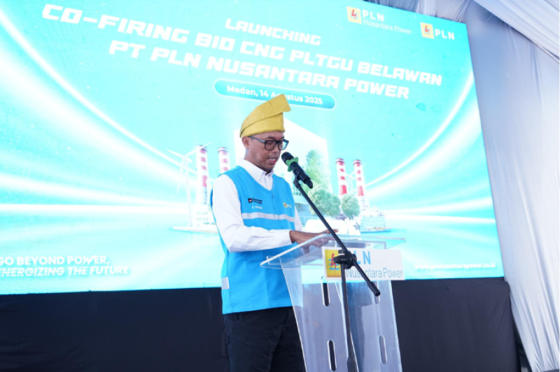 Direktur Teknologi, Enjiniring, dan Keberlanjutan PT PLN (Persero) Evy Haryadi menyampaikan bahwa inovasi co-firing BioCNG ini menjadi salah satu pionir dalam menghadirkan inovasi pemanfaatan limbah menjadi biomassa dan menciptakan listrik ramah lingkungan.